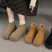 Elena Whitmore | Fleece Lined Platform Snow Boots For Women