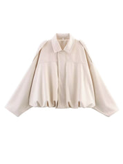 Renata Ashbourne | Faux Suede Pilot Jacket For Women