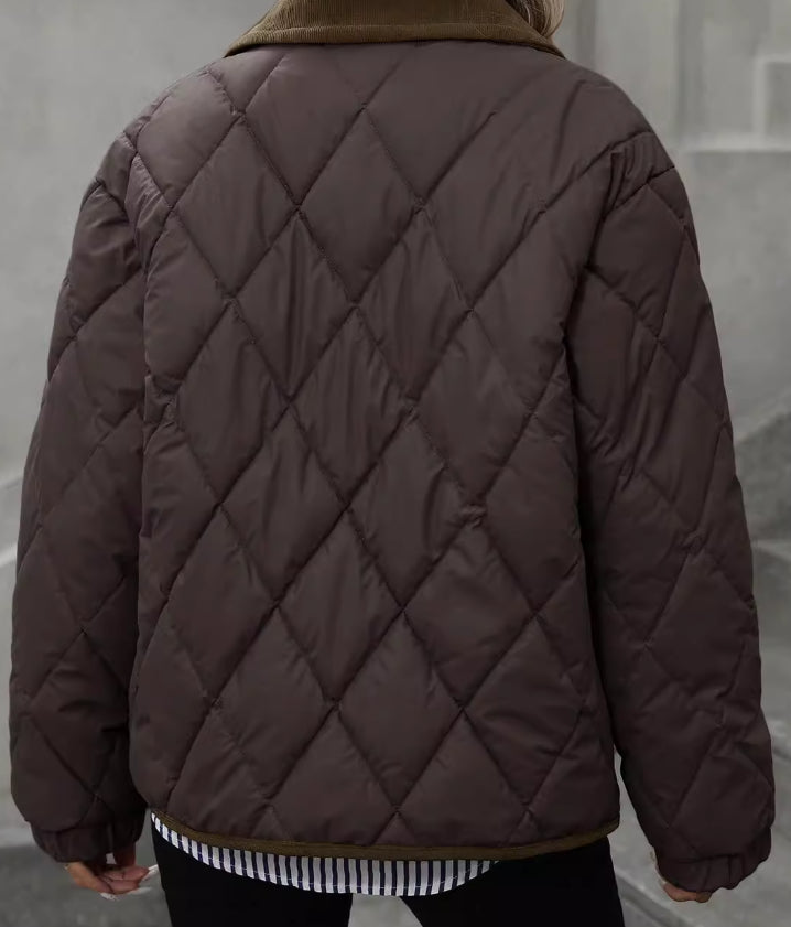 Vivian Kensington | Quilted Puffer Coat For Women