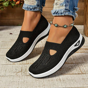 Arabella Fontaine | Lightweight Knit Slip-On Sneakers for Women