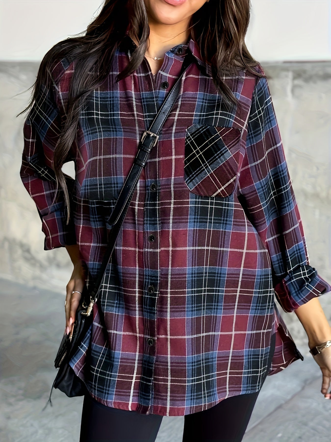 Marianne Ashham | Relaxed Checked Shirt For Women