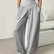 Marina Chastain | High-Waist Wide-Leg Lounge Pants For Women