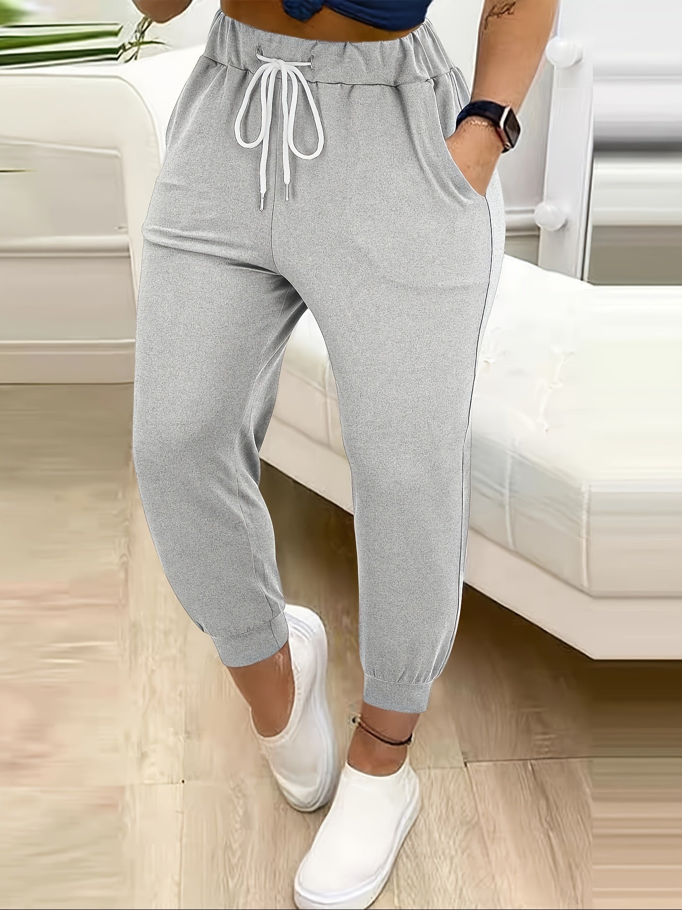 Camille Faucher | Tapered Drawstring Joggers For Women