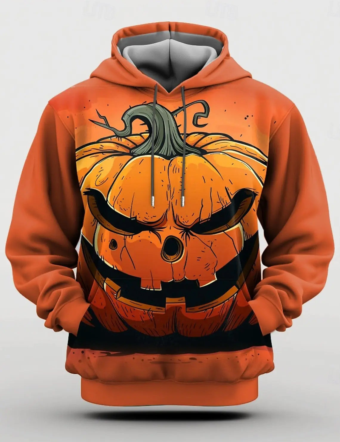 Pumpkin Patch | Glowing Pumpkin Halloween Hoodie For Men