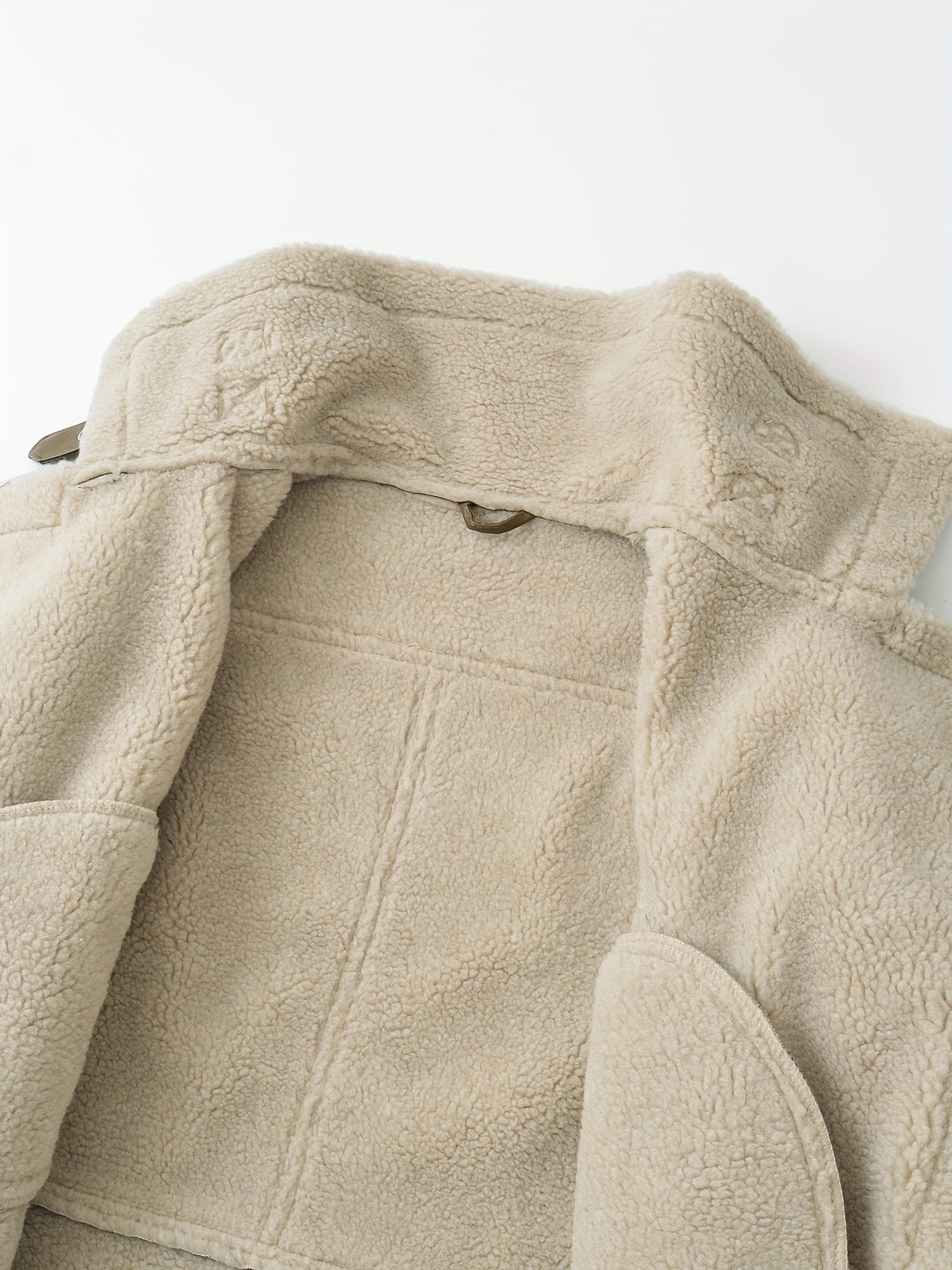 Noelle Dumont | Shearling Belted Leather Jacket For Women