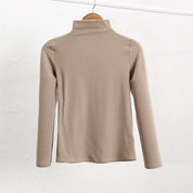 Valentina Rossetti | Fleece-Lined Turtleneck Top For Women