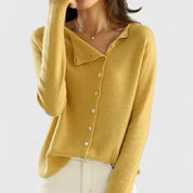 Vera Castellucci | Asymmetric Button Cardigan For Women
