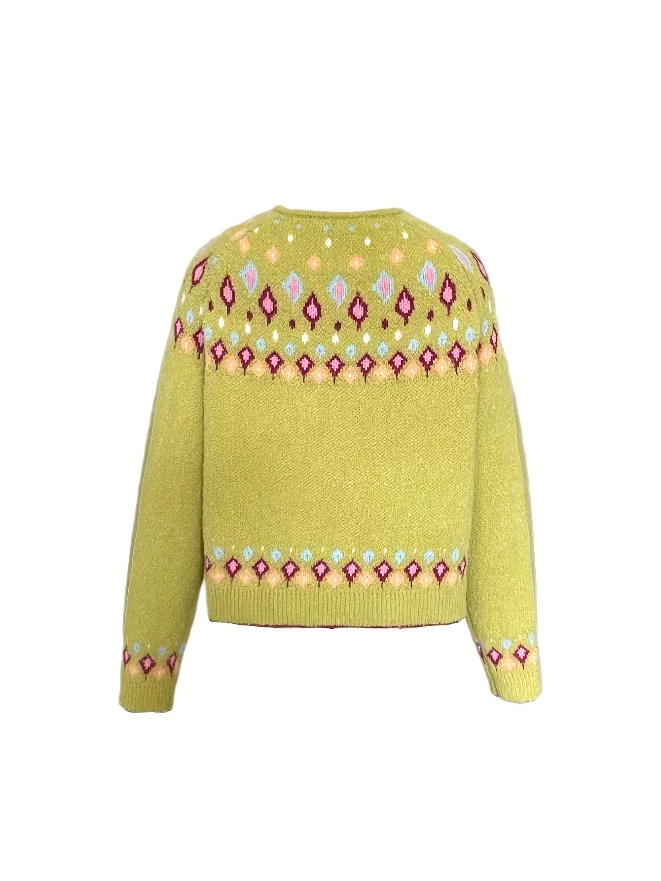 Adriana Lindqvist | Nordic Patterned Cardigan For Women
