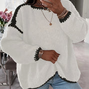 Willa Ivesdale | Relaxed Boat Neck Sweater For Women