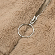Margaux Winterhaven | Plush Cropped Zip Jacket For Women