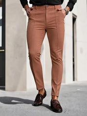 Archer Rayham | Slim Fit Stretch Ankle Chino Pants For Men