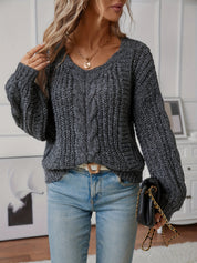 Genevra Ashcombe | Chunky Cable-Knit Sweater For Women