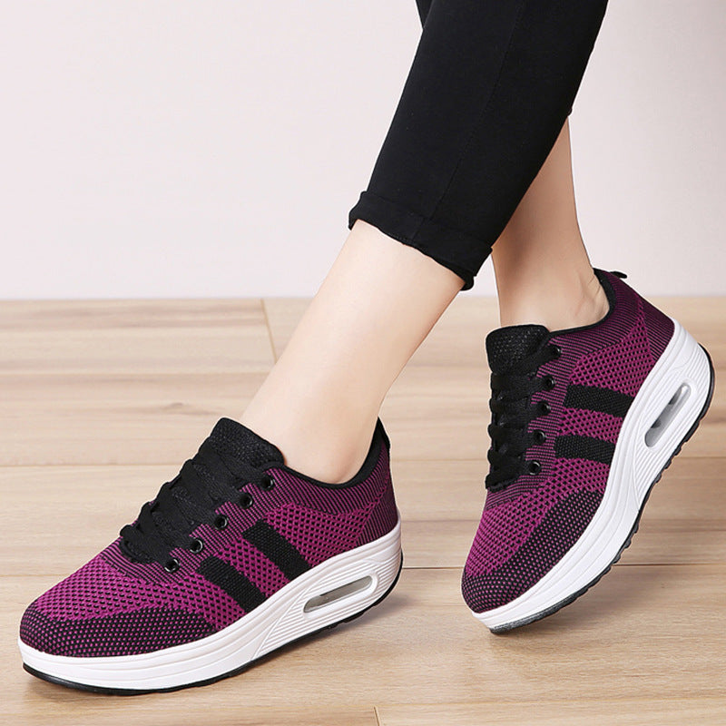 Nadia Fontenoy | Platform Air Cushion Sneakers For Women