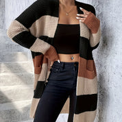 Rosalie Northwood | Colorblock Longline Cardigan For Women