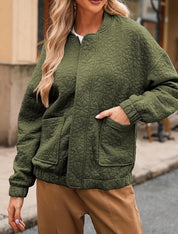 Beatrix Lindstrom | Quilted Floral Bomber Jacket For Women
