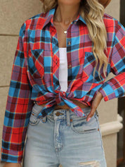 Fiorella Duquesne | Buffalo Check Shirt With Tie-Front Styling