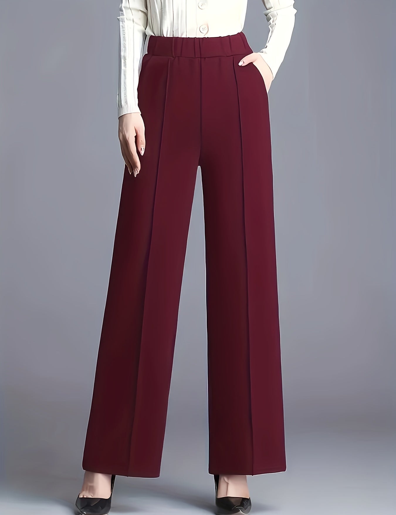 Lisette Dumont | High-Waisted Wide Leg Trousers For Women
