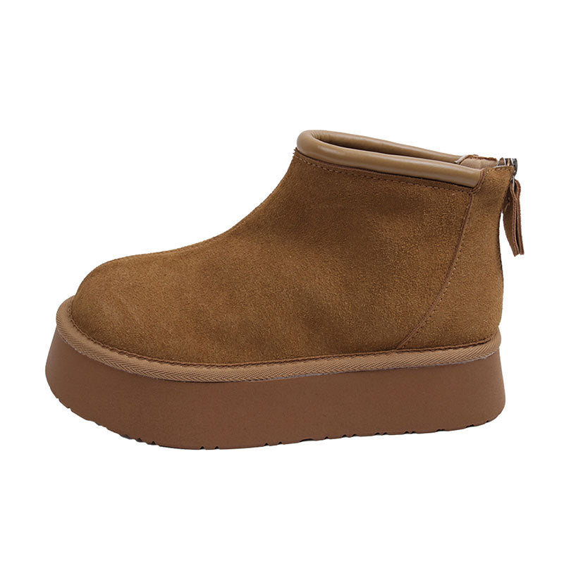 Elena Whitmore | Fleece Lined Platform Snow Boots For Women