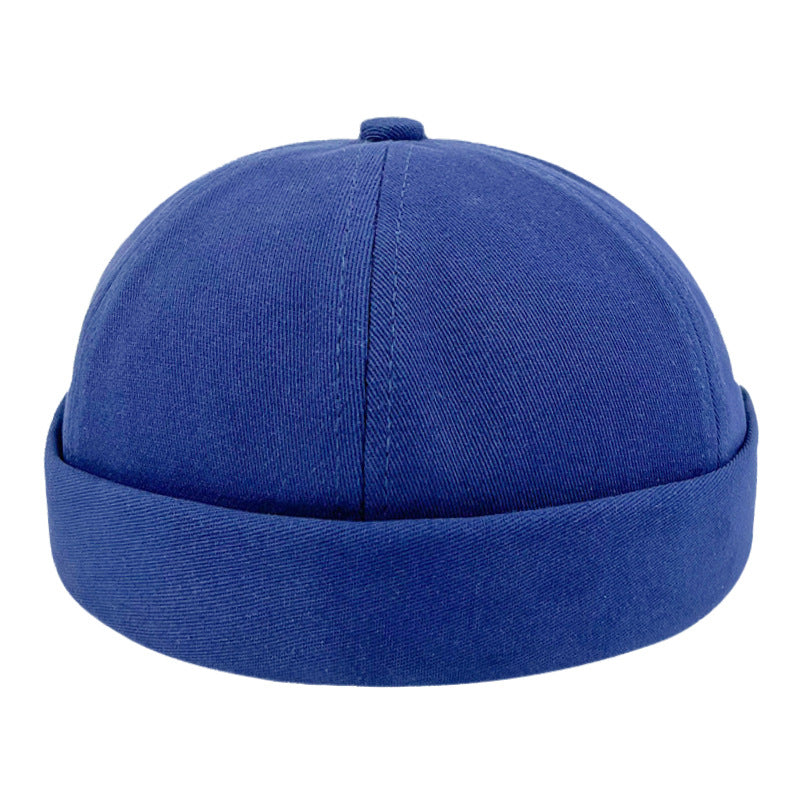Brimless Beanie Skull Cap Hat - Royal Blue