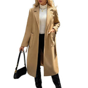 Nadine Cavallo | Belted Wool Trench Coat For Women