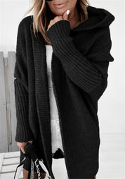 Lila Montrachet | Oversized Hooded Cardigan Sweater For Women