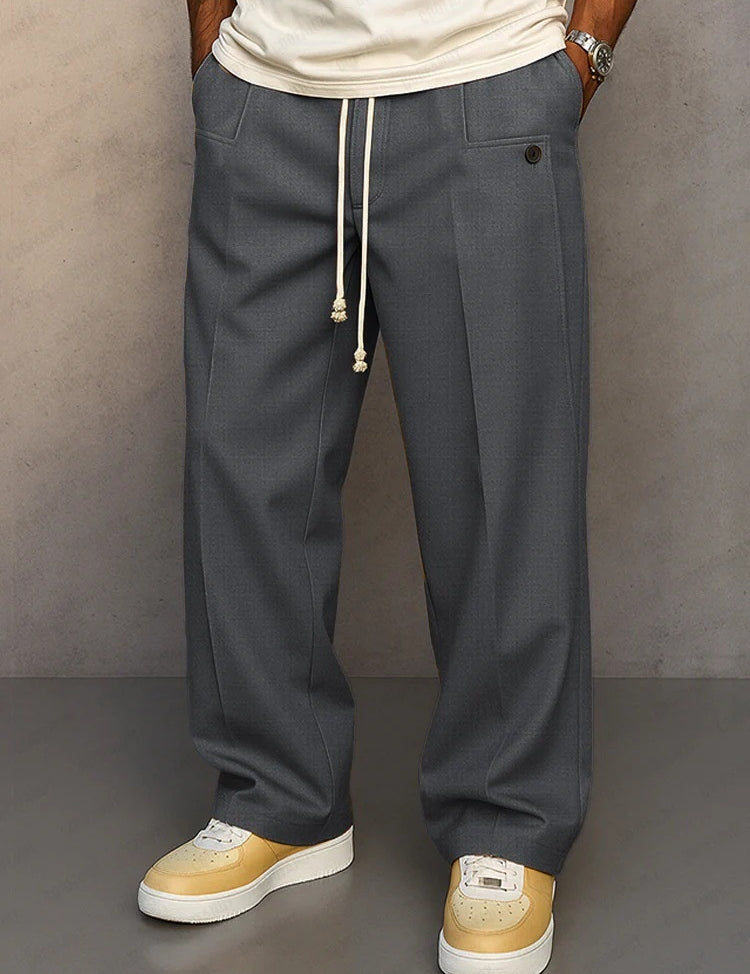 Reid Garshaw | Wide-Leg Drawstring Pants For Men