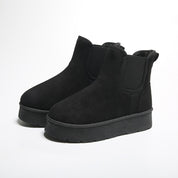 Margaux Sablon | Suede Chelsea Boots With Platform Sole For Women
