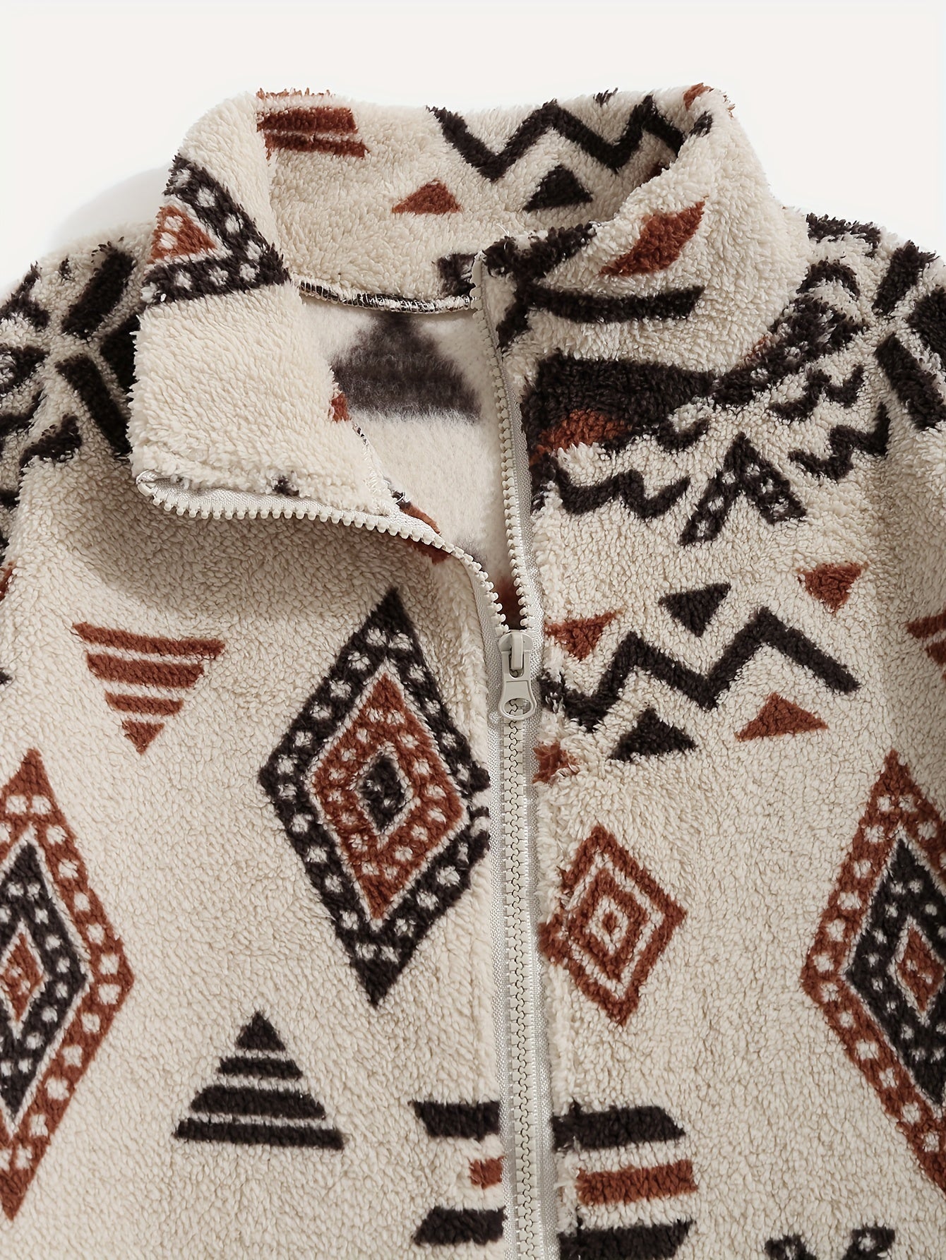 Mathieu Laroche | Patterned Fleece Mens Jacket