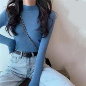 Charlotte Devereux | Ribbed Mock Neck Sweater For Women