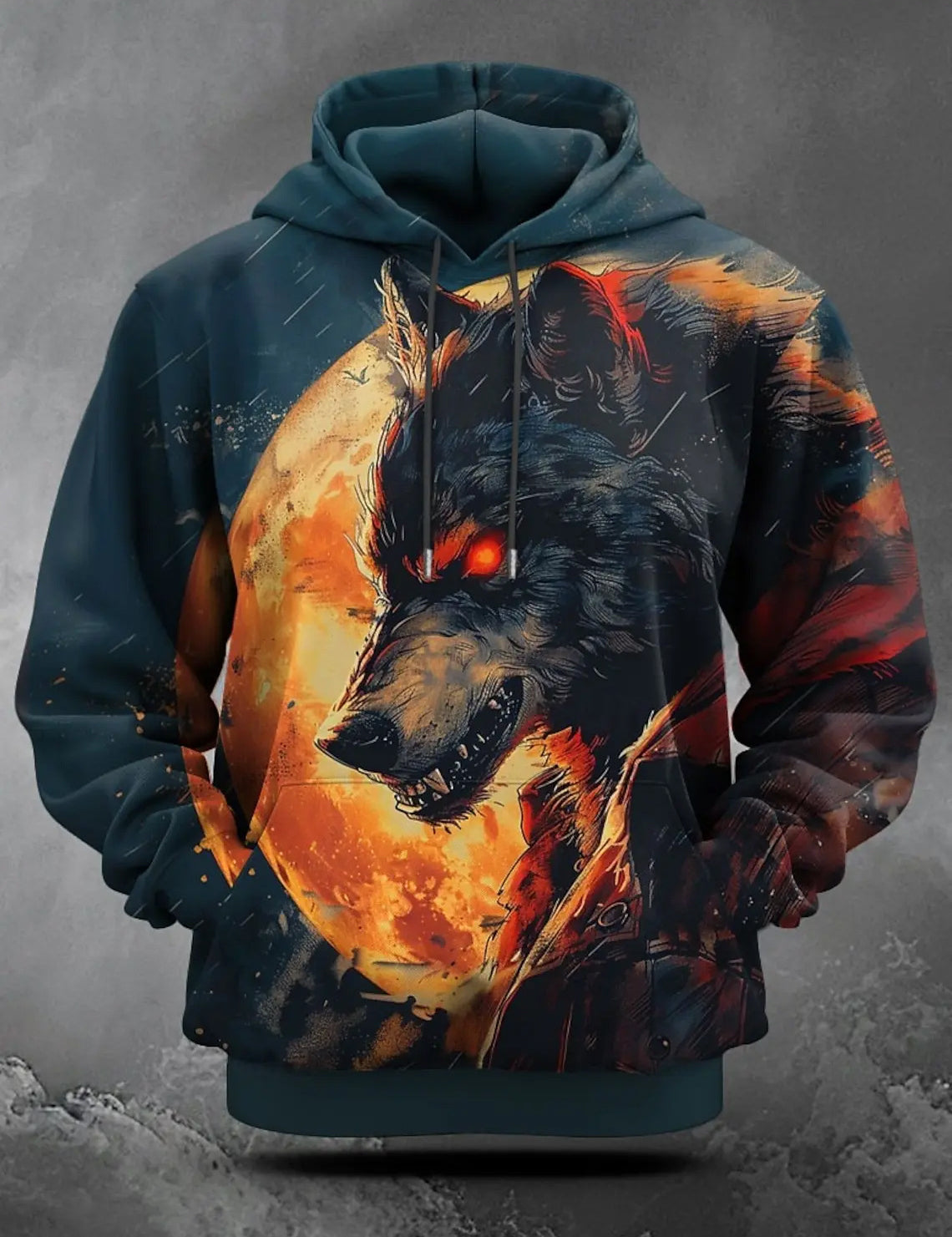 Pumpkin Patch | Glowing Pumpkin Halloween Hoodie For Men