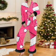 Cozy Yule | Snowman Print Christmas Pyjamas For Women