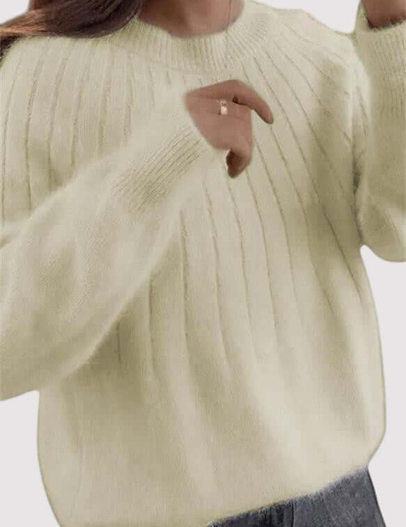 Genevieve Laurent | Soft High Neck Sweater For Women