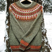 Solange Winterbourne | Nordic Fair Isle Oversized Sweater For Women