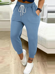 Camille Faucher | Tapered Drawstring Joggers For Women