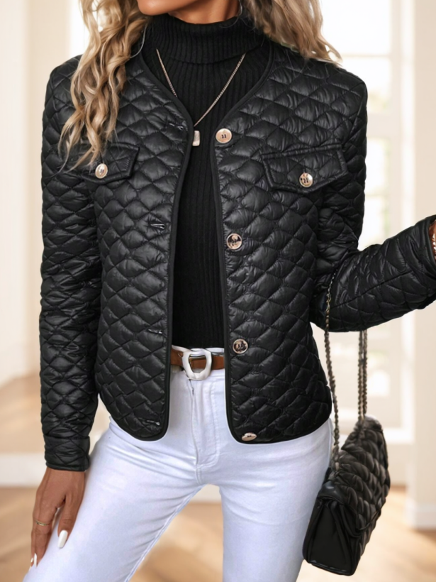 Marceline Hartwell | Diamond-Quilted Short Padded Coat For Women