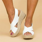 Celina Whitmore | Espadrille Wedge Sandals For Women