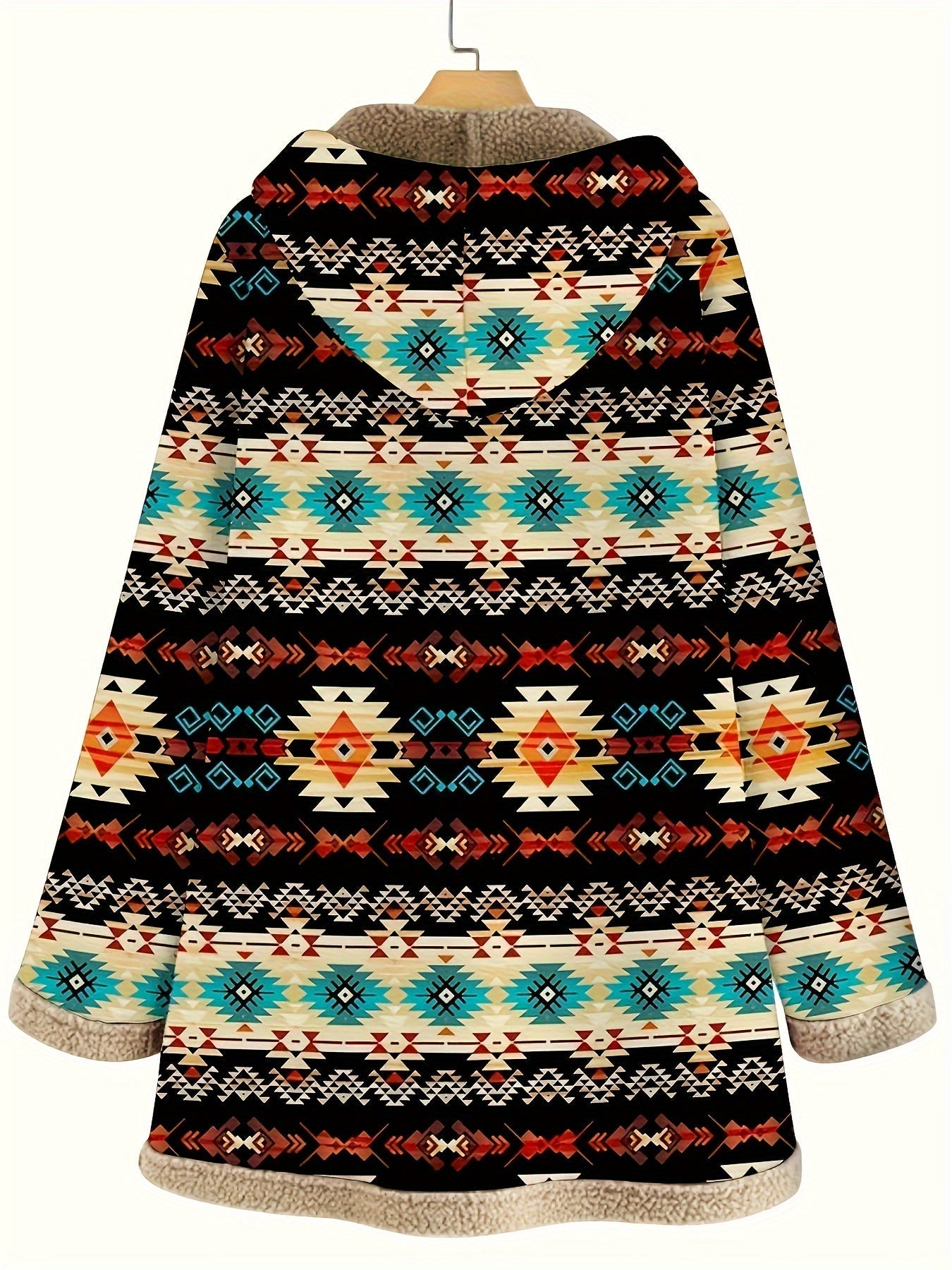 Mabel Oakbridge | Cozy Patterned Hooded Coat For Women