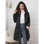Clémentine Vaucresson | Hooded Mid-Length Puffer Coat For Women