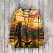 Maximilian Rutherford | Abstract Patchwork Print Sweater For Men