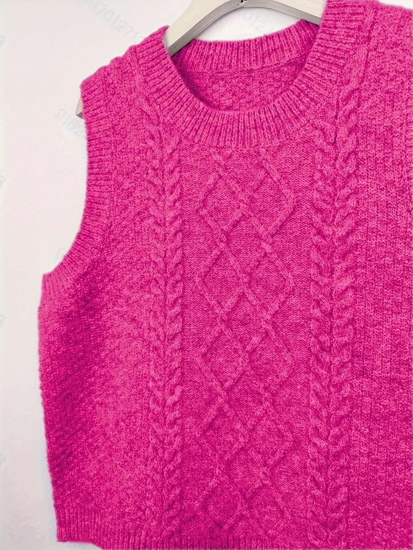 Marguerite Fontclair | Cable-Knit Sweater Vest For Women