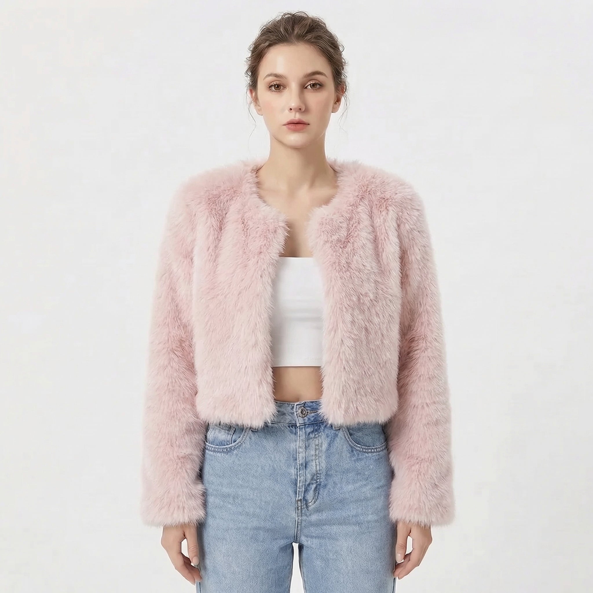 Finley Wickbridge | Cropped Faux Fur Jacket For Women