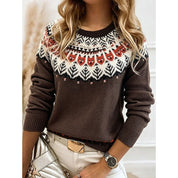 Adeline Farrow | Fair Isle Sweater For Women