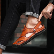 Donovan Ashmore | Premium Leather Closed-Toe Sandals For Men