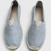 Annette Beausoleil | White Canvas Espadrille Loafers