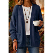 Bianca Ferrand | Blush Knit Sweater With Front Pockets For Women