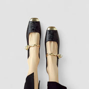Eleonora Bianchi | Green Orthopedic Mary Jane Heels