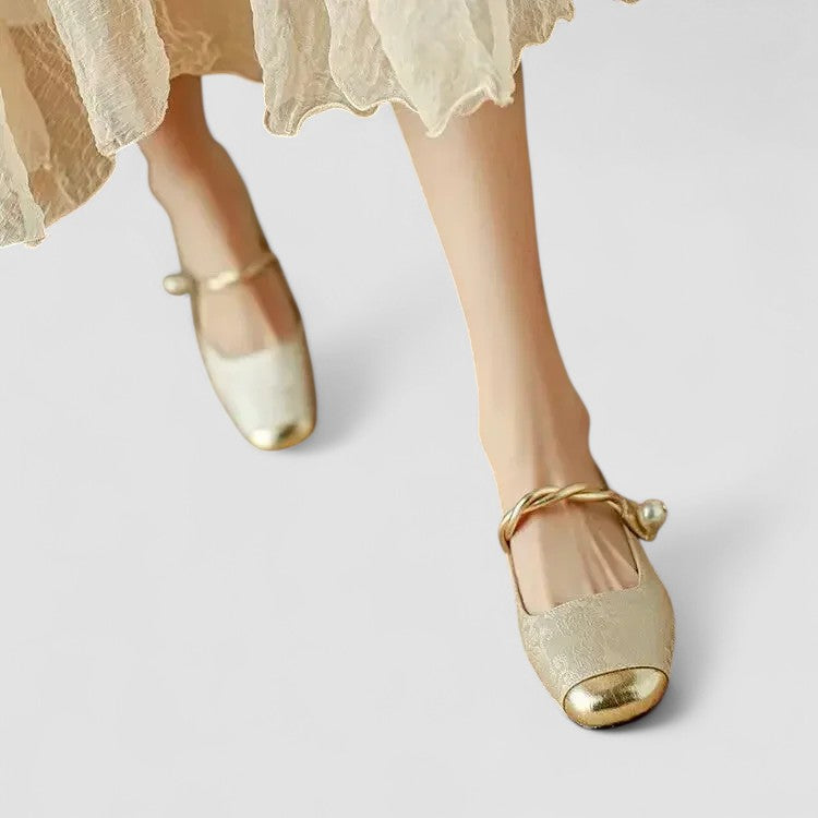 Eleonora Bianchi | Green Orthopedic Mary Jane Heels