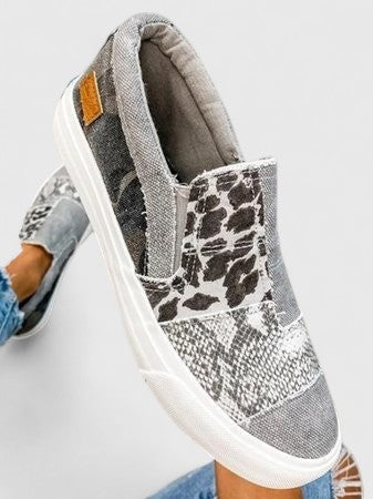 Seraphelle Davenport | Animal Print Slip-On Orthopedic Loafers