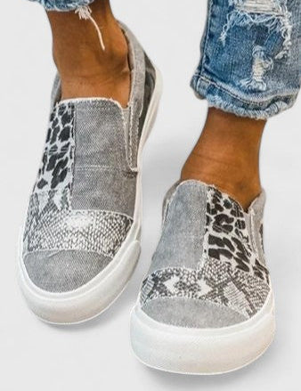 Seraphelle Davenport | Animal Print Slip-On Orthopedic Loafers