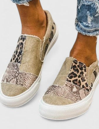 Seraphelle Davenport | Animal Print Slip-On Orthopedic Loafers